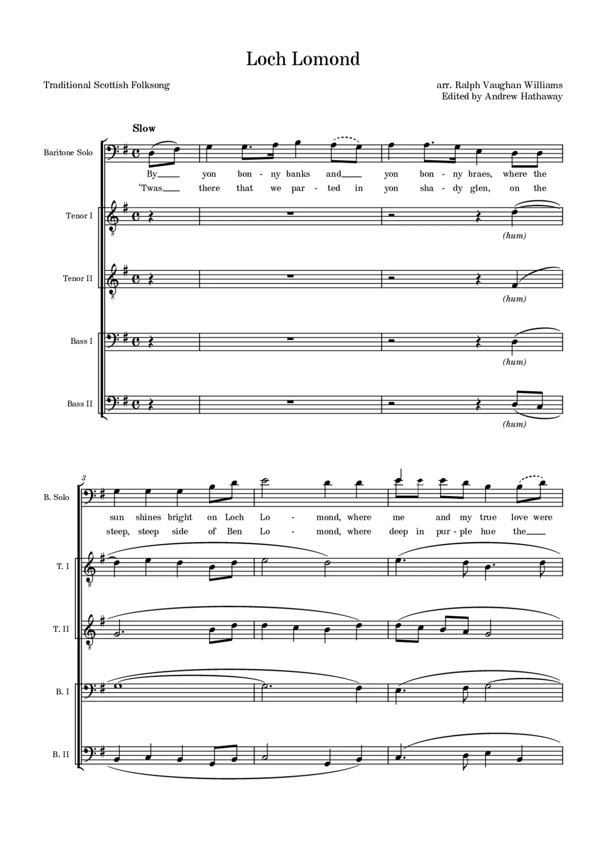 Loch Lomond - Page 1