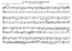 Psalmus sub communione SSWV 156