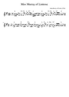 Miss Murray of Lintrose