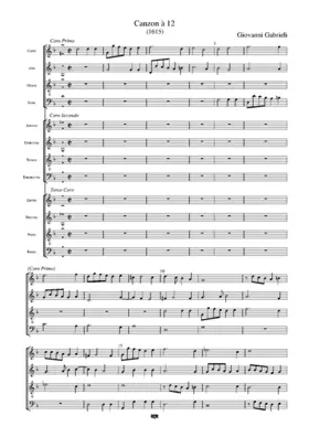 Canzon XVI a 12