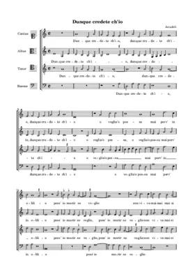 Dunque credete ch'io