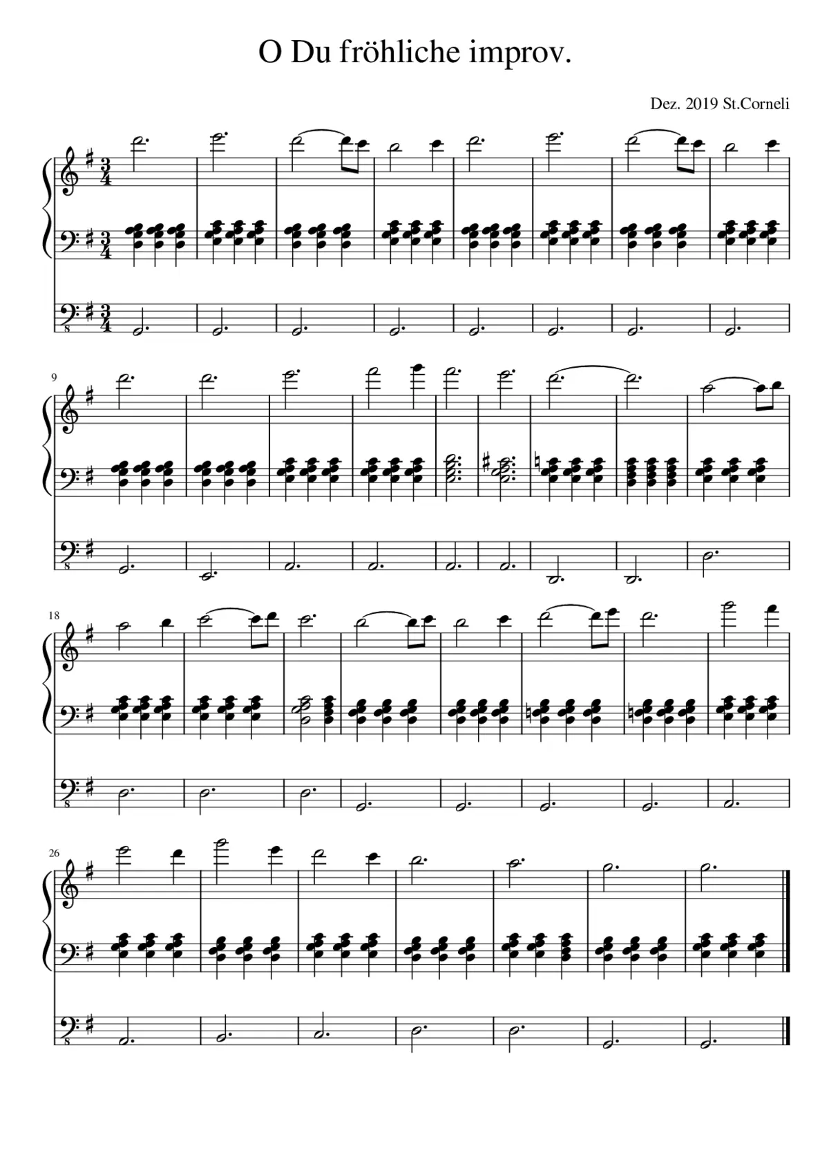 O du fröhliche - Page 1