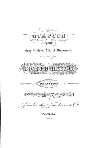 String Quartet in E-flat major