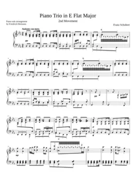 Piano Trio in E-flat major D.929