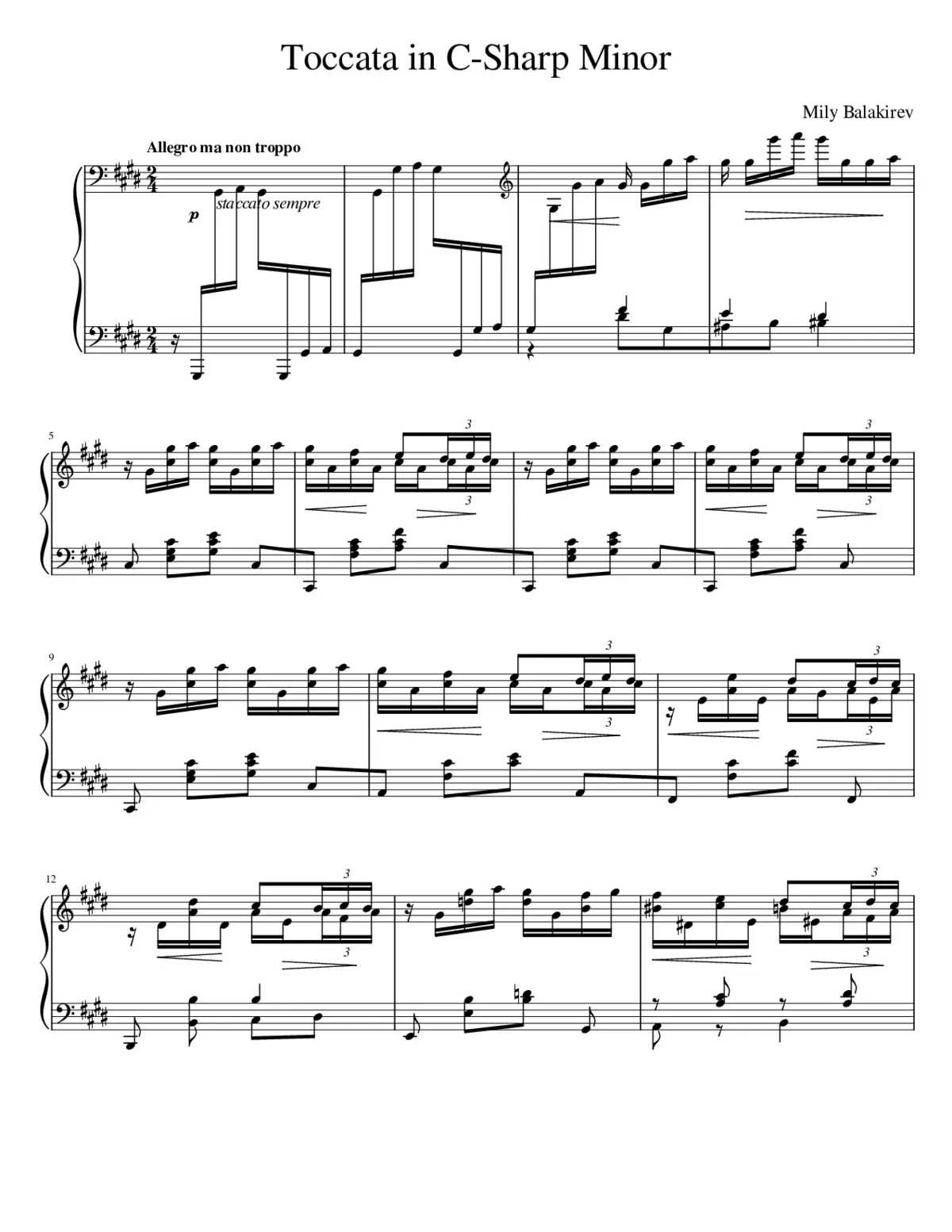 Toccata - Page 1