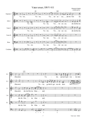 Vater unser, der du bist im Himmel, SWV 411