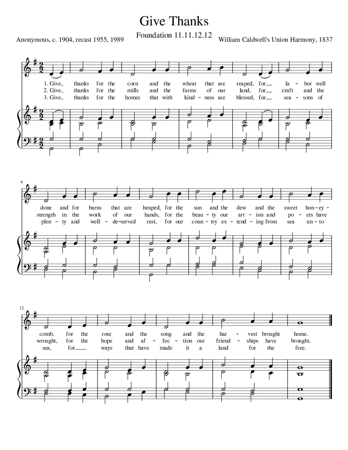 how firm a foundation - Page 1