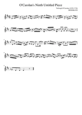 O'Carolan's Ninth Untitled Piece