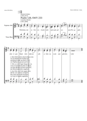 Wohl dem der in Gottesfurcht steht SWV 233