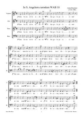 In S. Angelum custodem WAB 18