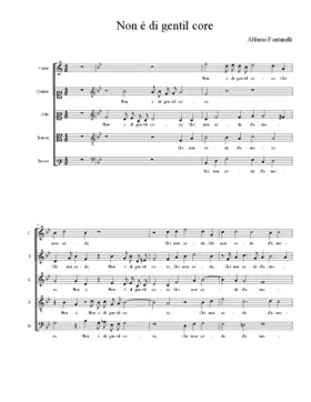 Non è di gentil core