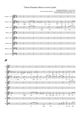 Videns Dominus flentes sorores Lazari