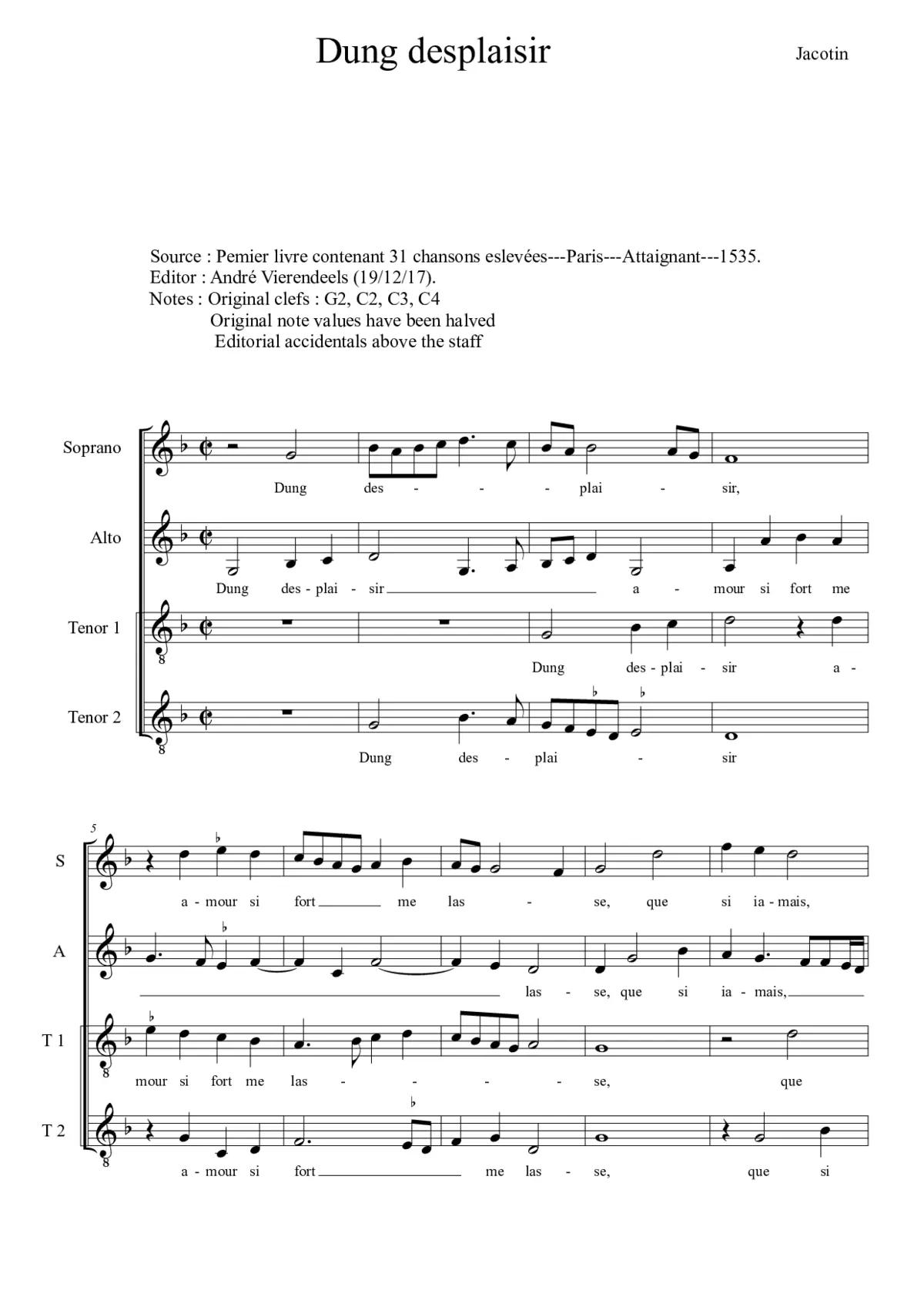 Dung desplaisir - Page 1