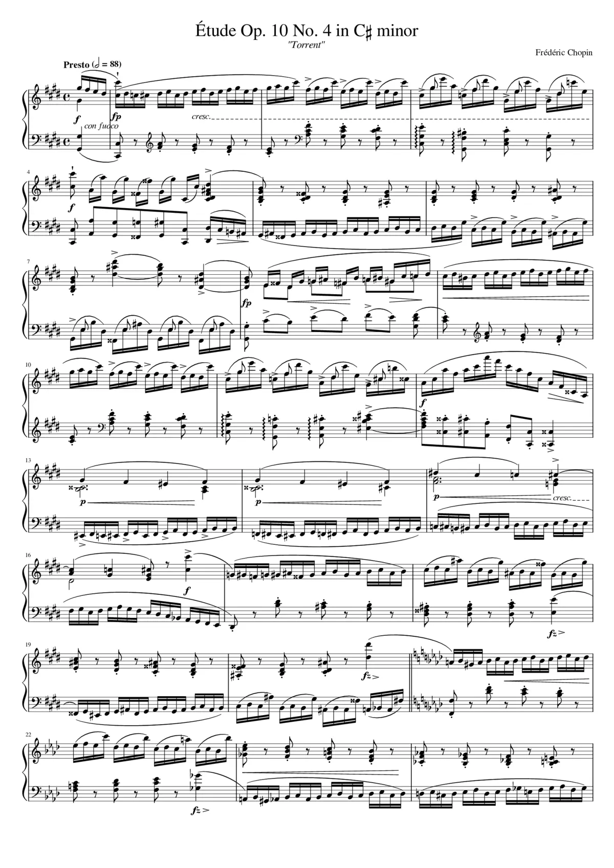 Études Op.10 - Page 1