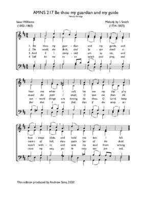 Be thou my guardian and my guide