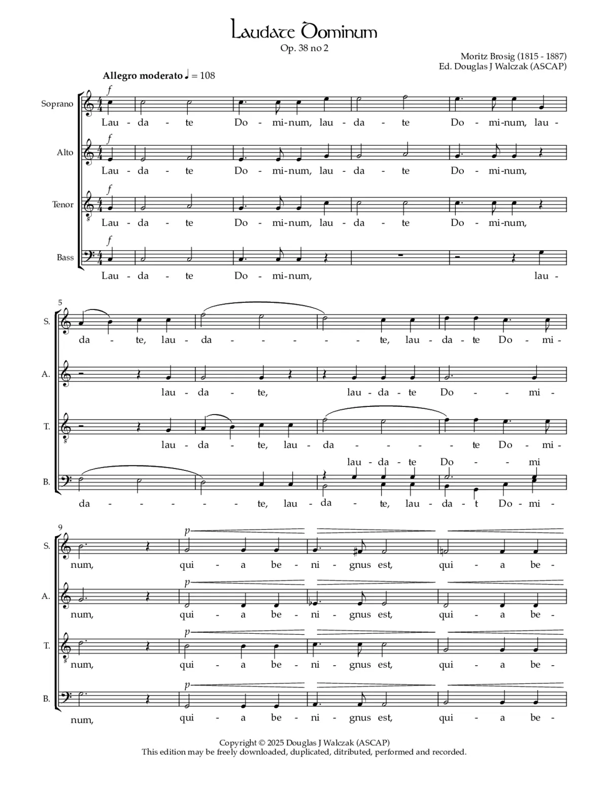 Laudate Dominum - Page 1