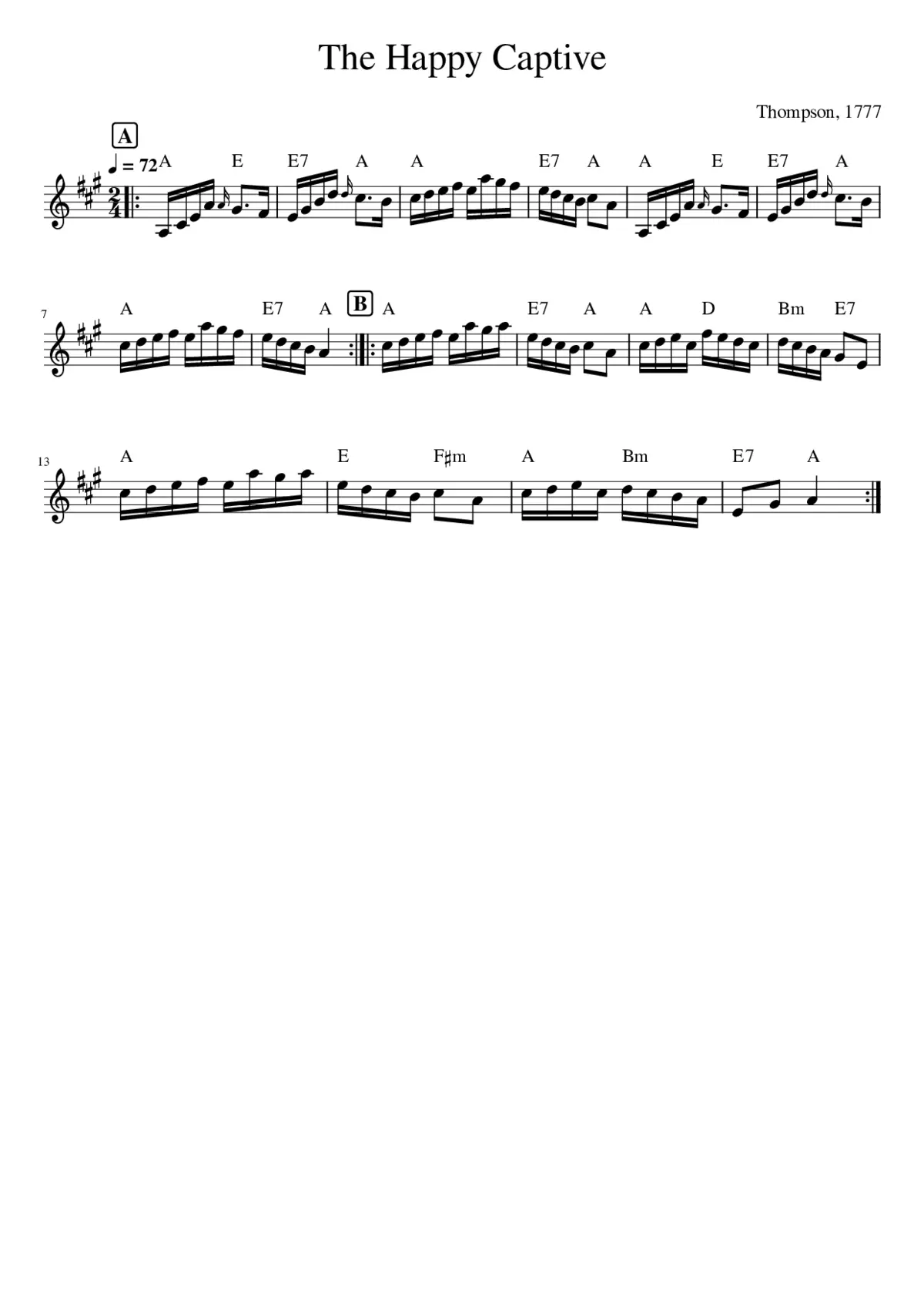 The Happy Captive - Page 1