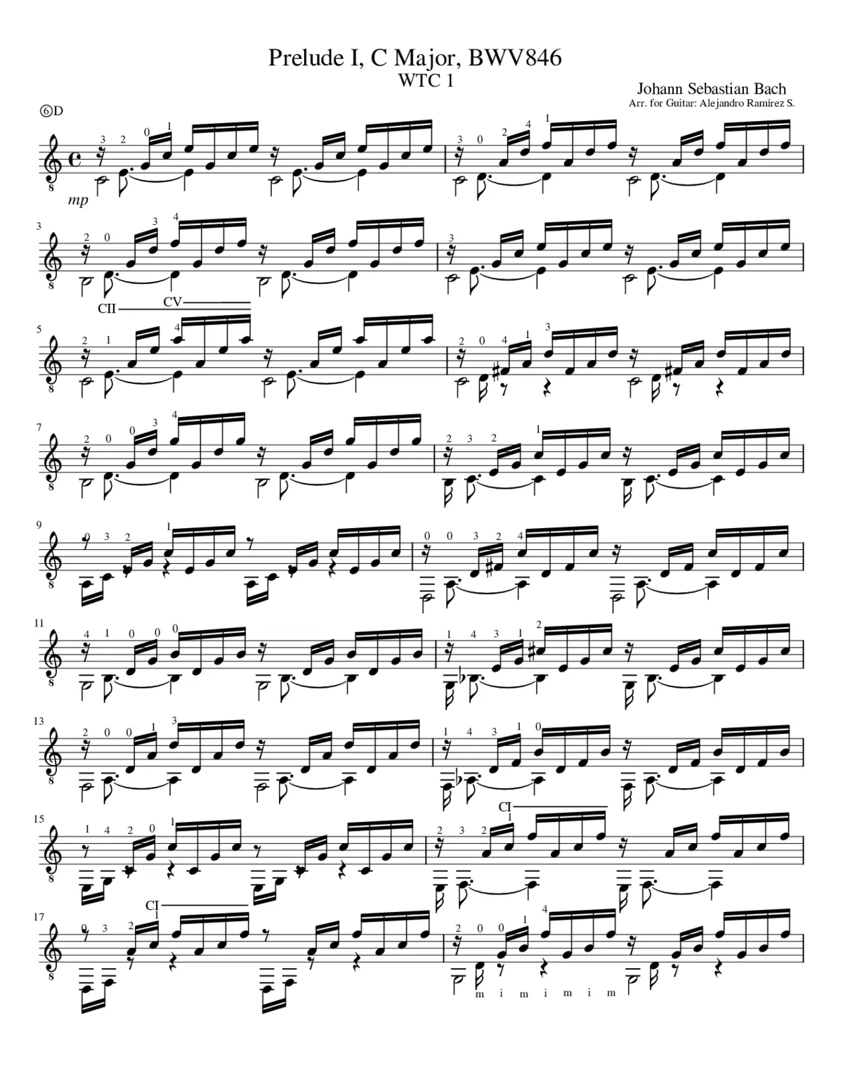 Das wohltemperierte Klavier I BWV 846-869 - Page 1