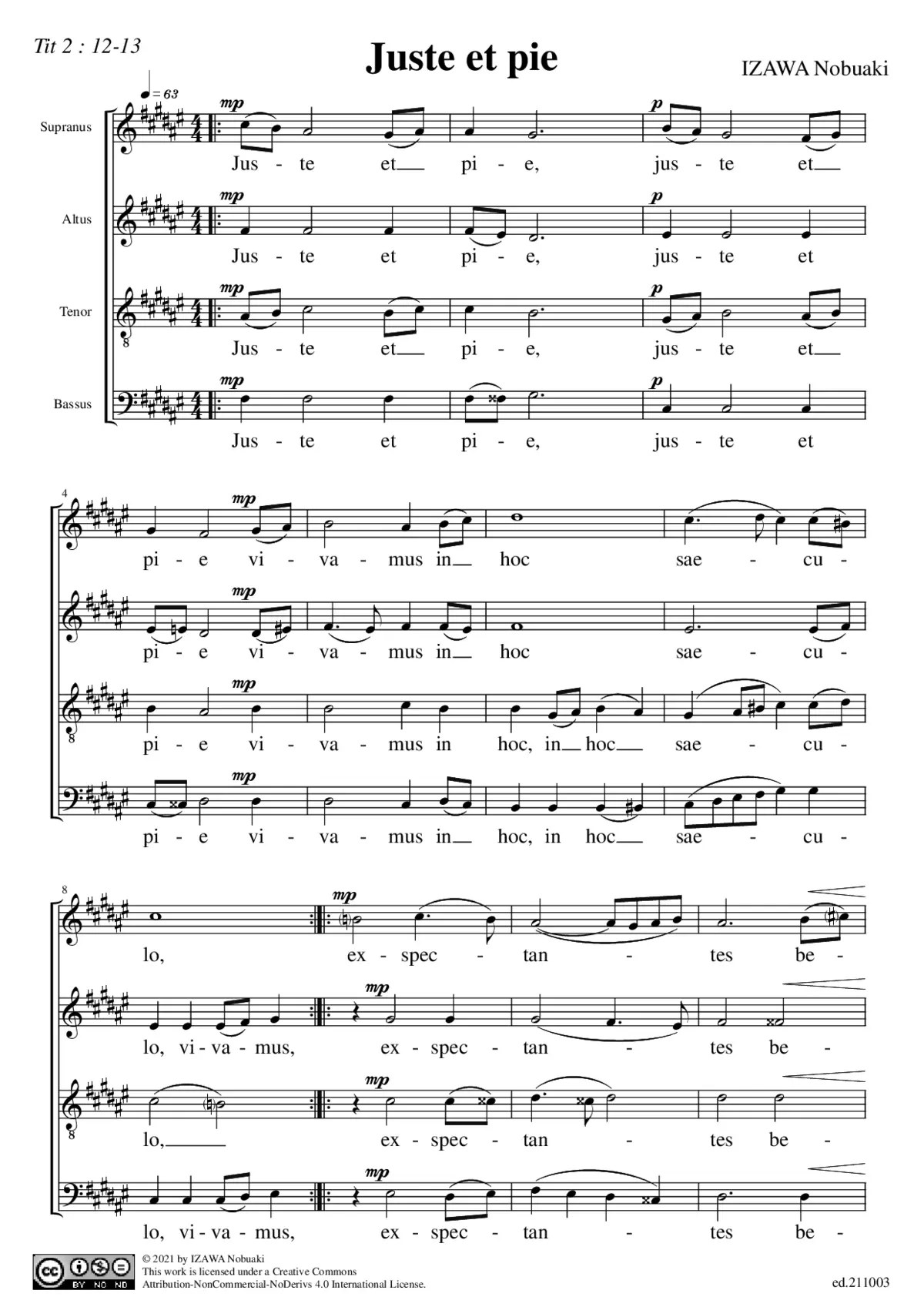 Juste et pie - Page 1