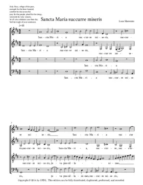 Sancta Maria, succurre miseris