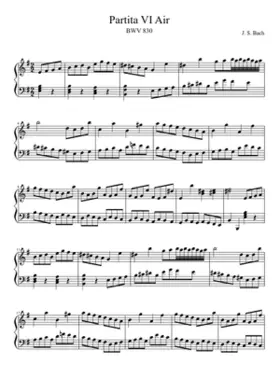 Partita in E minor BWV 830