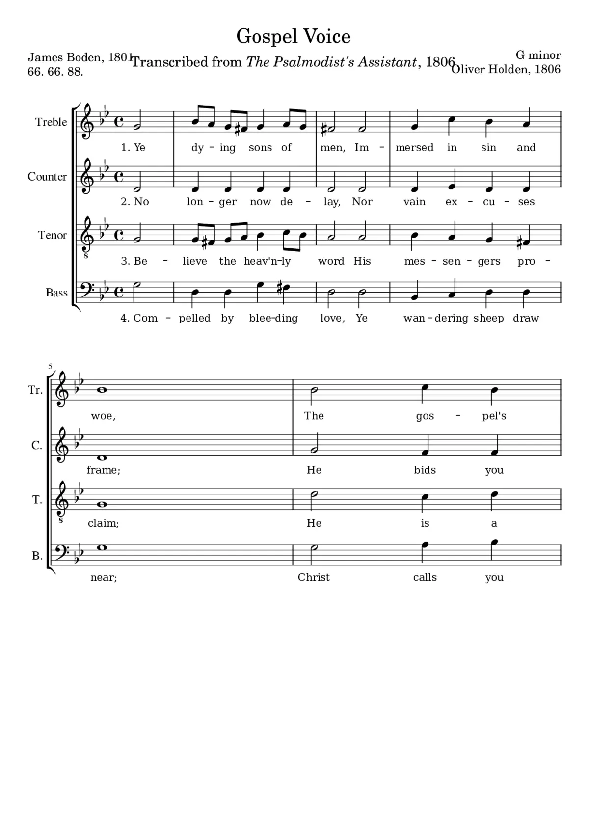 Gospel Voice - Page 1