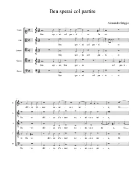 Ben sperai col partire