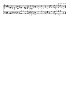 Double chant in B major