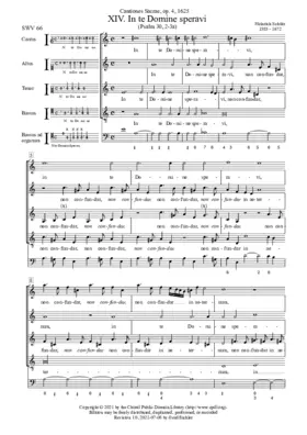 In te Domine speravi, SWV 66