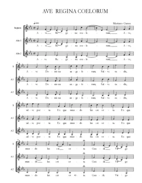 Ave Regina coelorum 2020