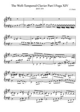 Prelude and Fugue in F-sharp minor BWV 859