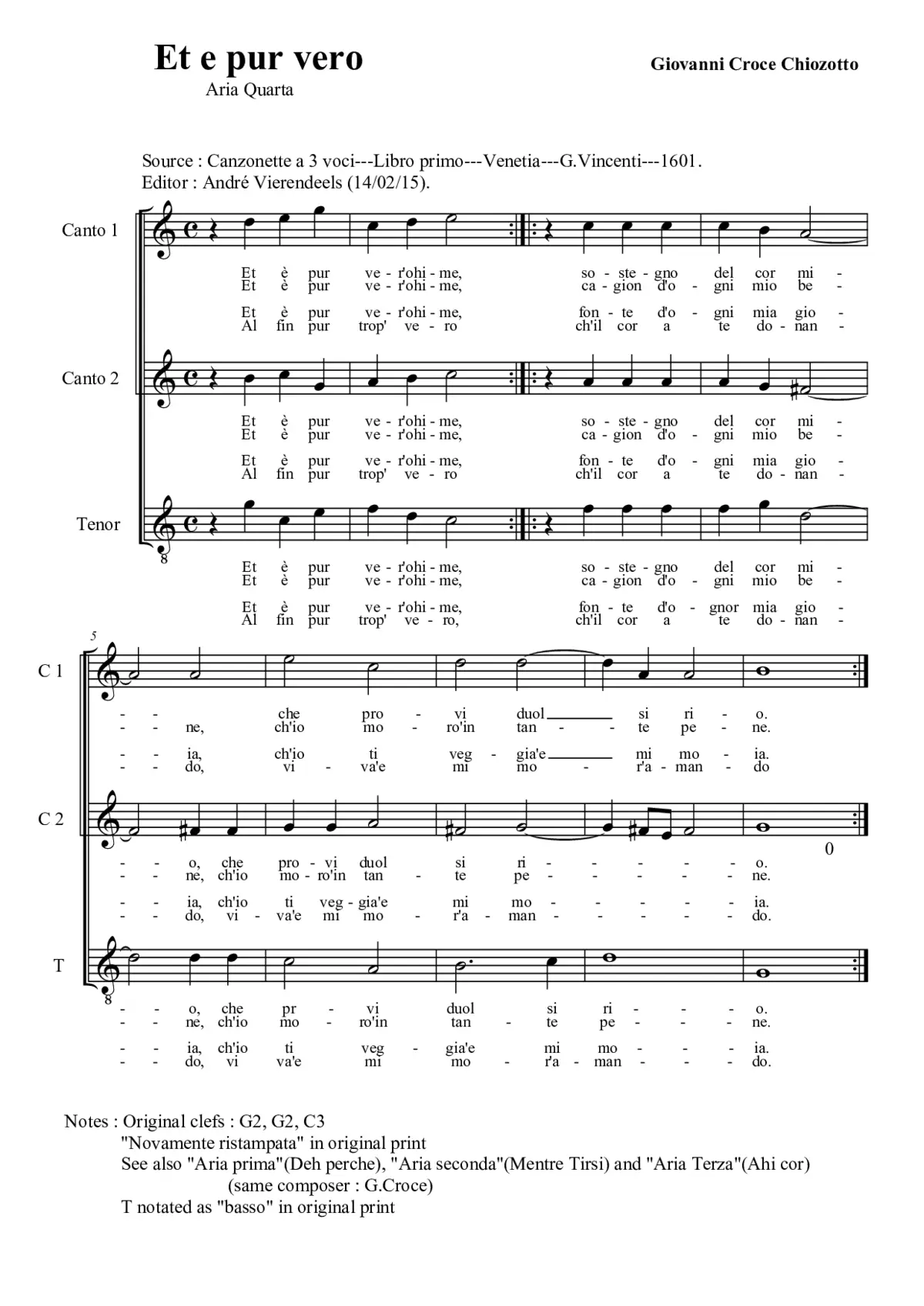 Et è pur vero - Page 1
