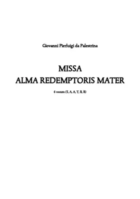 Missa Alma Redemptoris mater