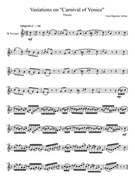 Fantaisie and Variations on The Carnival of Venice