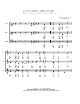 Se subito, se subito non facio