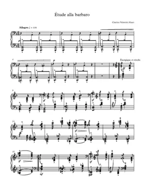 Étude alla barbaro