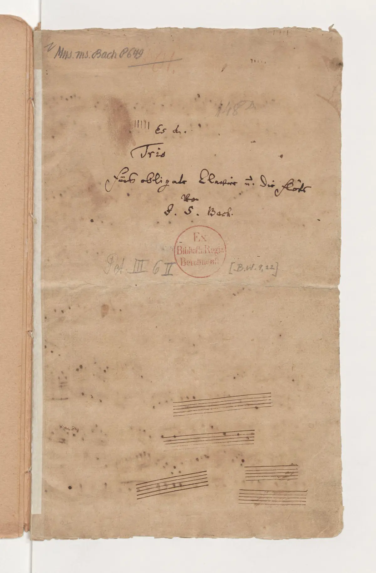 Flute Sonata in E-flat major - Page 1