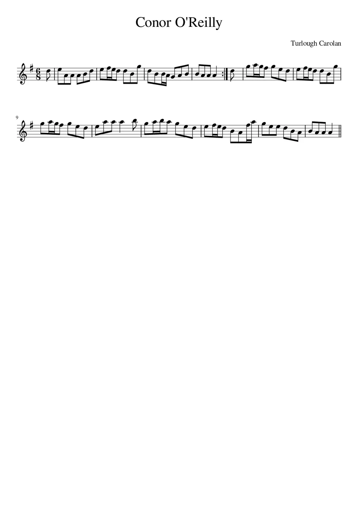 Conor O'Reilly - Page 1