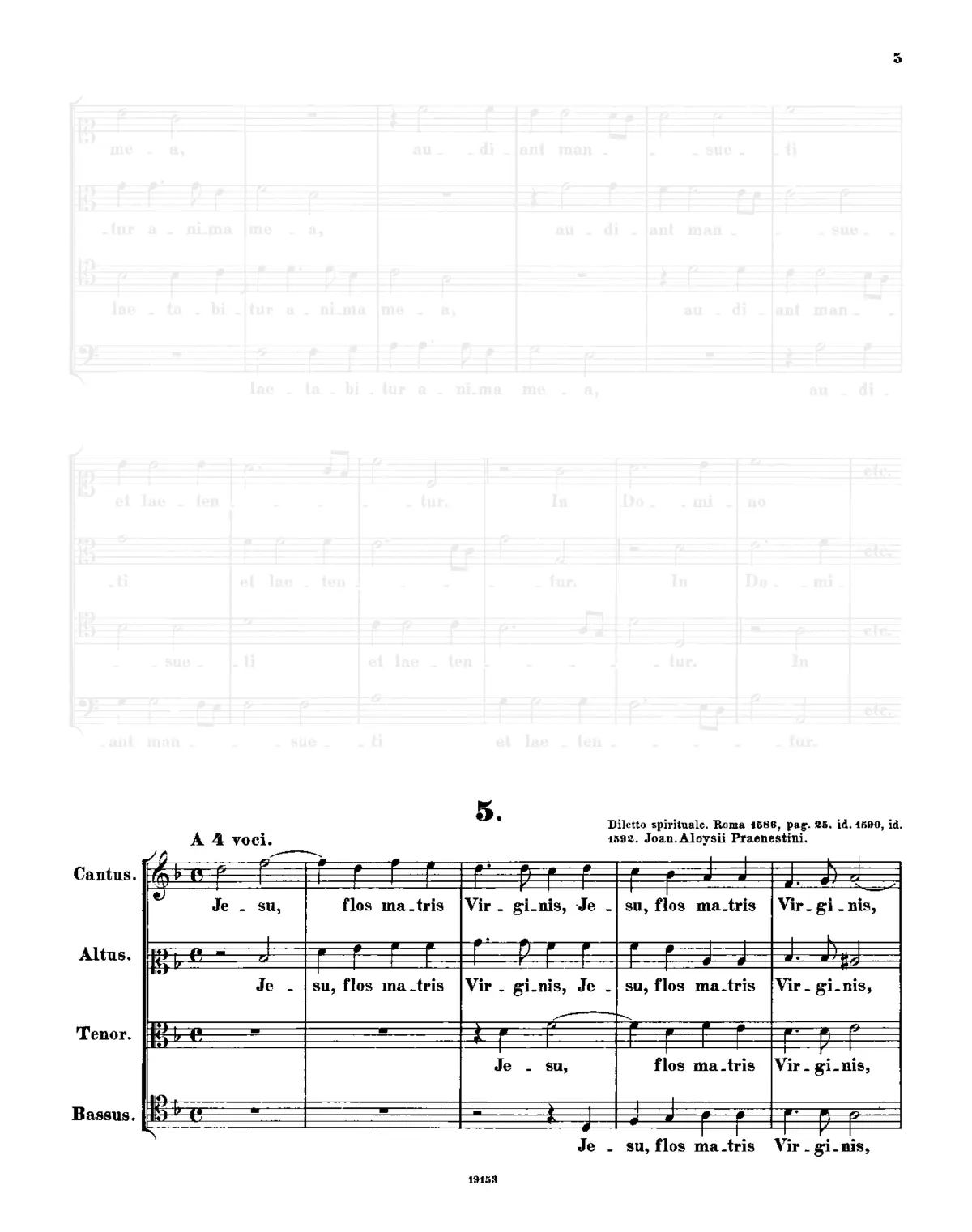 Jesu, flos matris Virginia - Page 1