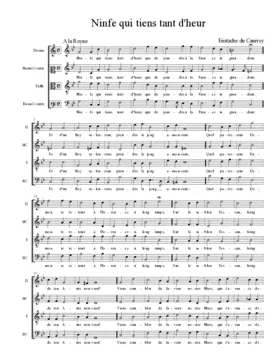 Ninfe qui tiens tant d'heur