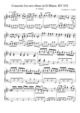 Concerto for 2 Oboes in D minor RV 535