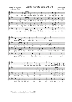 Let thy merciful ears