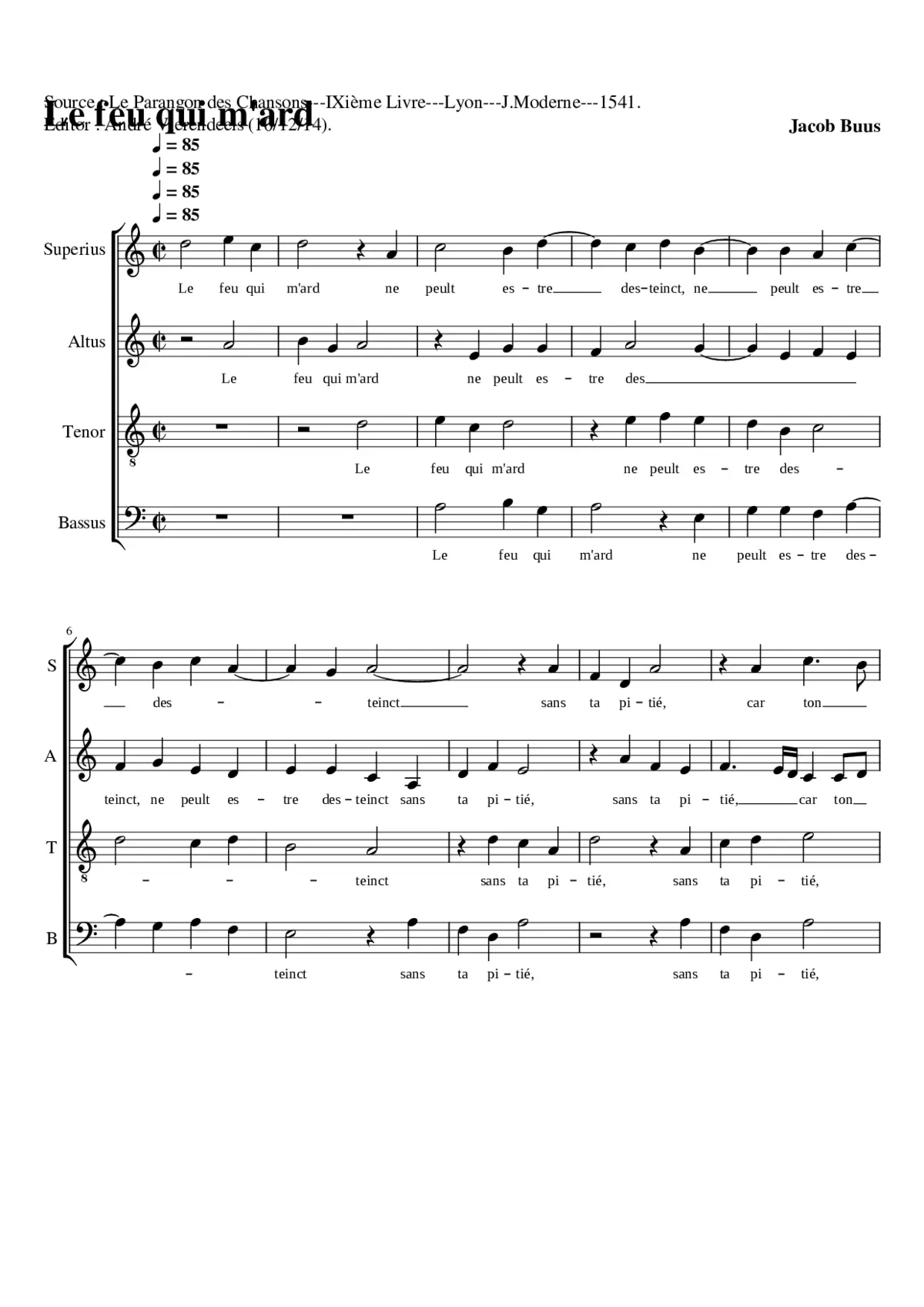 Le feu qui m'ard - Page 1