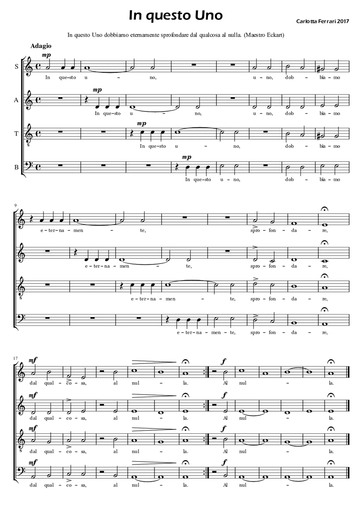 In questo Uno - Page 1
