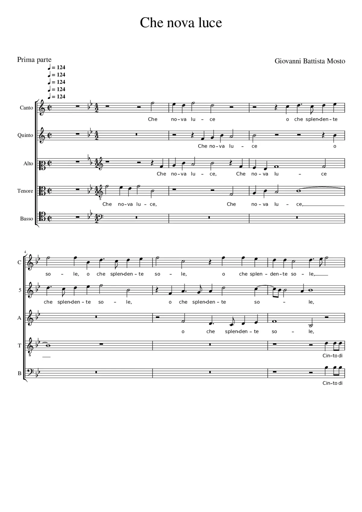 Che nova luce - Page 1