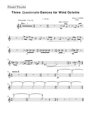 3 Questionable Dances for Wind Octette