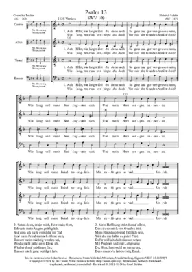 Ach Herr, wie lang willst du denn noch, SWV 109