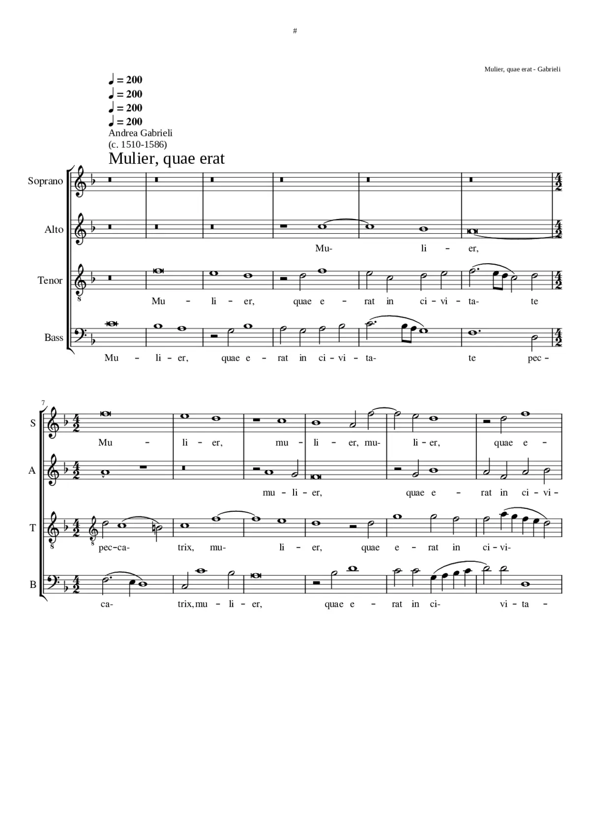 Mulier quae erat - Page 1