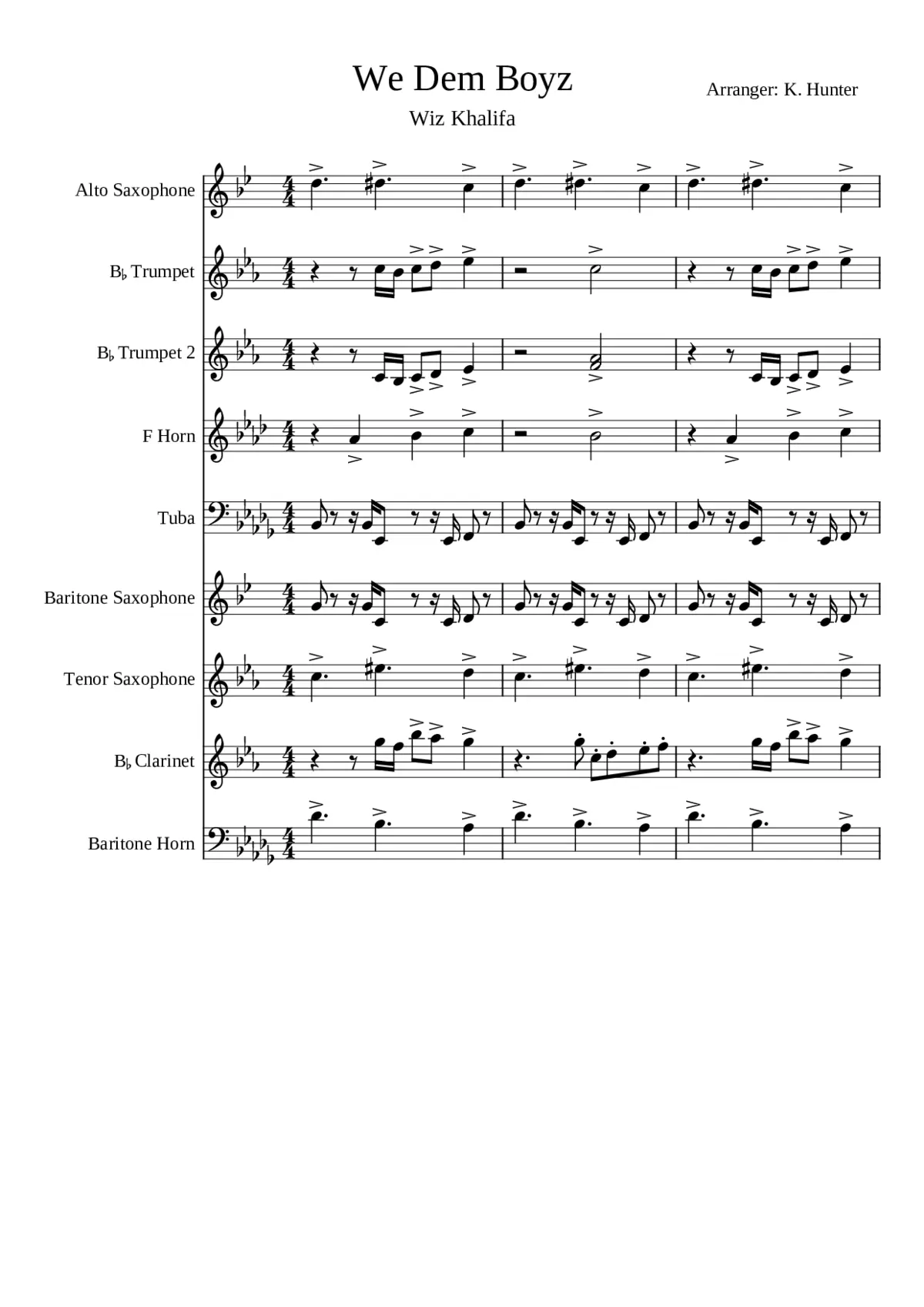 We Dem Boyz - Page 1