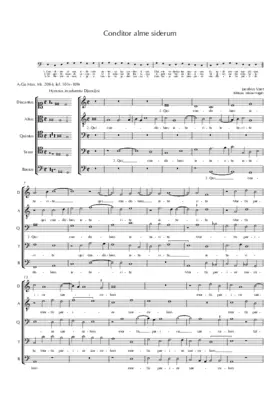 Conditor alme siderum